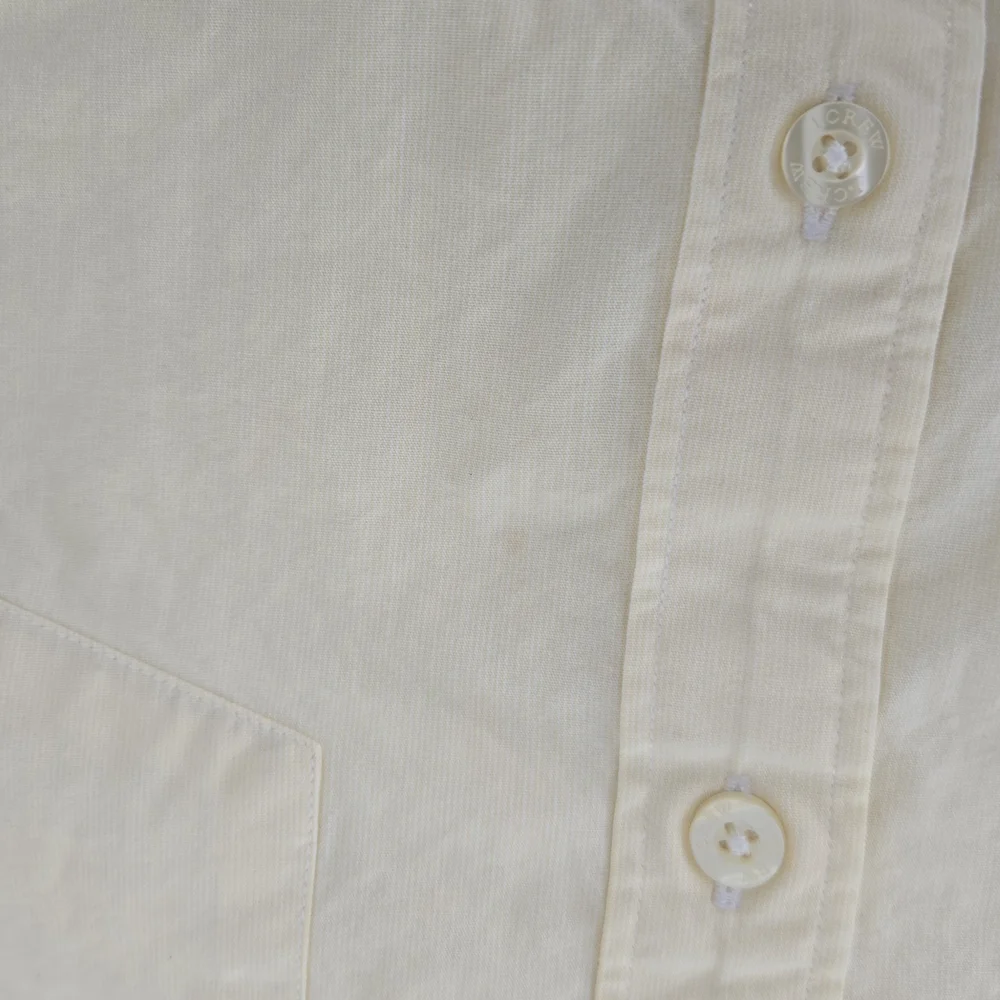 Men's J Crew Yellow Button-Up Shirt S